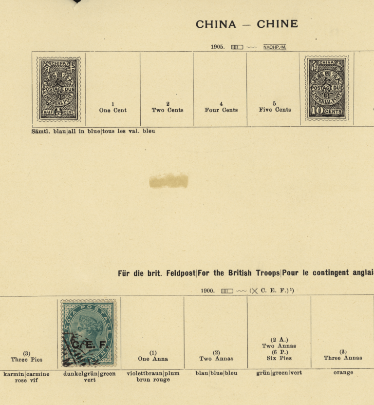 CHINA French Indo-China - British post in CHINA - Görsel 2