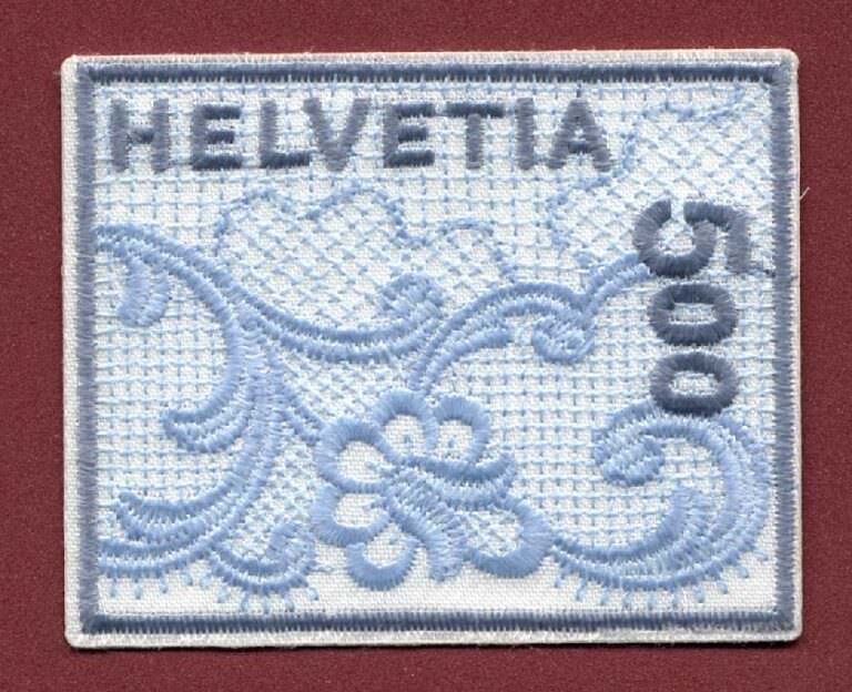 Switzerland Stickerei Briefmarke Mint *Isviçre