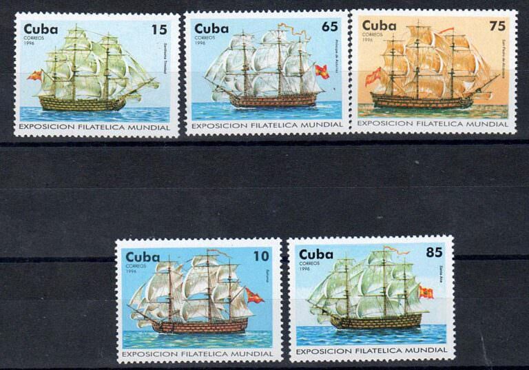 CUBA Yelkenli temalı Mint **MNH
