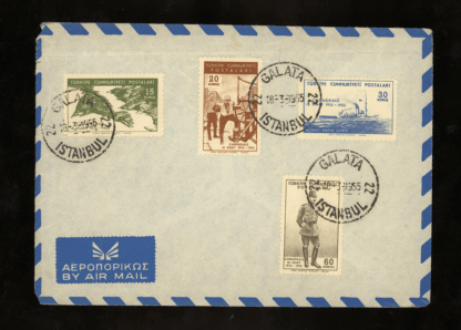çanakkale zaferinin 40 sene-i devriyesi *Postal cover