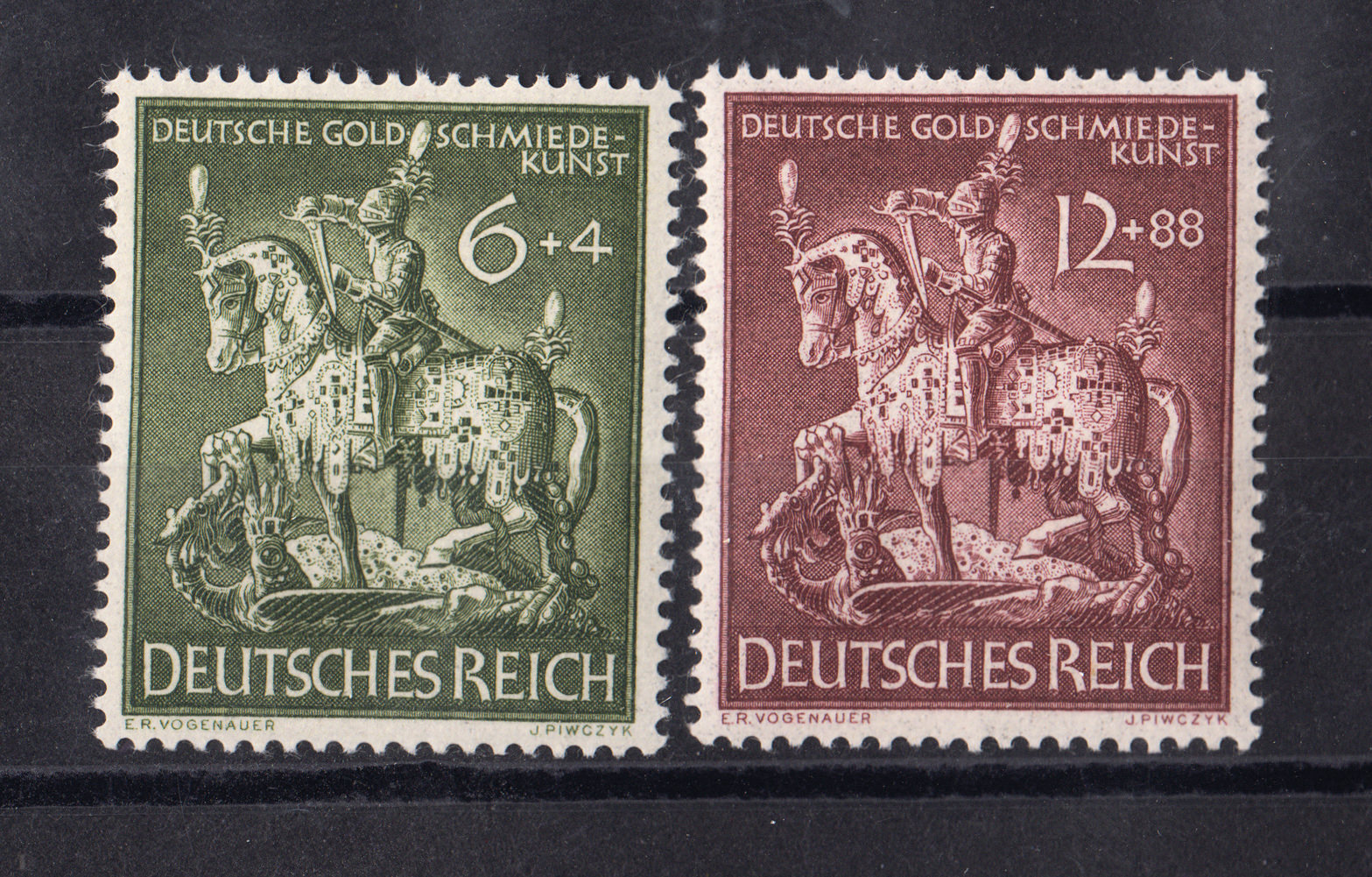 ALMANYA Deutschland 1943 Mi-860-861 Mint **MNH