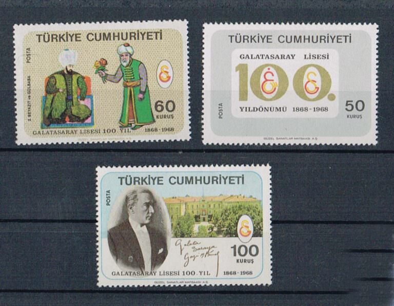 Galatasaray Lisesi 1968 Mint **MNH