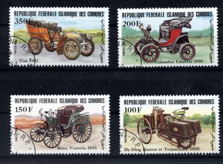 COMORES & KAMPUCHEA 4 Oldtimer series *SATILDI - OUT OF STOCK SATILDI - OUT OF STOCK SATILDI - OUT OF STOCK
