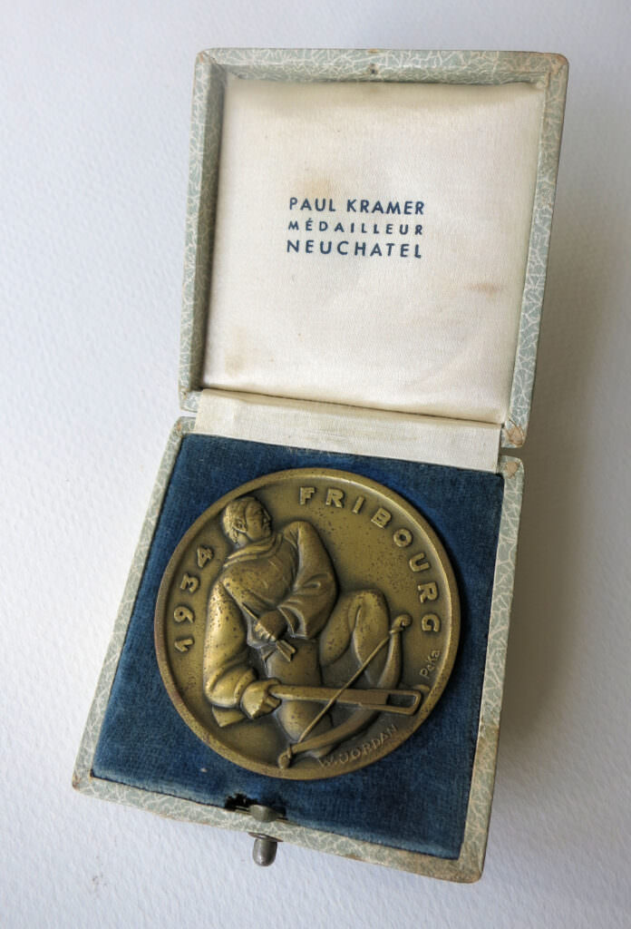 SCHWEIZ TIR Fedéral Fribourg 1934 Medal - Paul Kramer Neuchatel *SATILDI - OUT OF STOCK