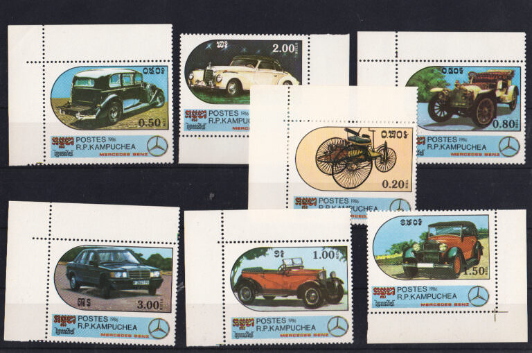 COMORES & KAMPUCHEA 4 Oldtimer series *SATILDI - OUT OF STOCK SATILDI - OUT OF STOCK SATILDI - OUT OF STOCK - Görsel 4
