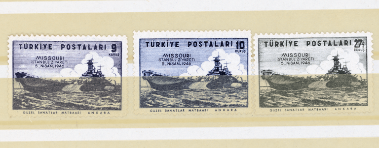 Missouri Istanbul Ziyareti 1946 **MNH