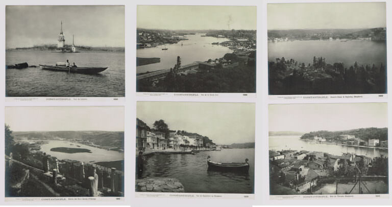 6 Adet Eski Istanbul Fotofrafları Baskıları 24x20 Ebadında