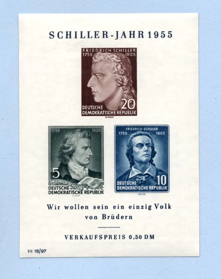 ALMANYA Deutschland 3 Block (arka yüzleri hafif hasarlı)