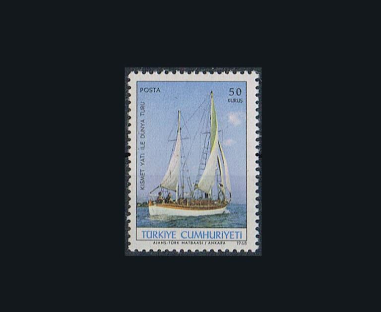 Sadun Bora KISMET teknesiyle dünya turu Mint **MNH