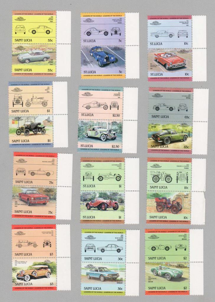 SANTA LUCIA Oldtimers & AUTOS Mint **MNH ....SATILDI-OUT OF STOCK