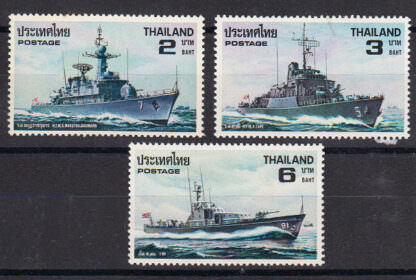 THAILAND Savaş Gemileri temalı Mint **MNH