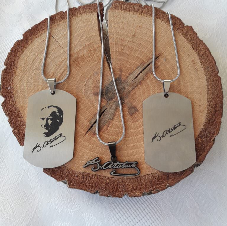 K.ATATÜRK İMZA KOLYE - Görsel 3