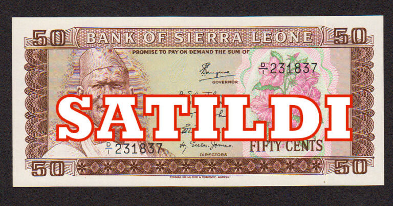 SIERRA LEONE 50 Cents 1979 - UNC