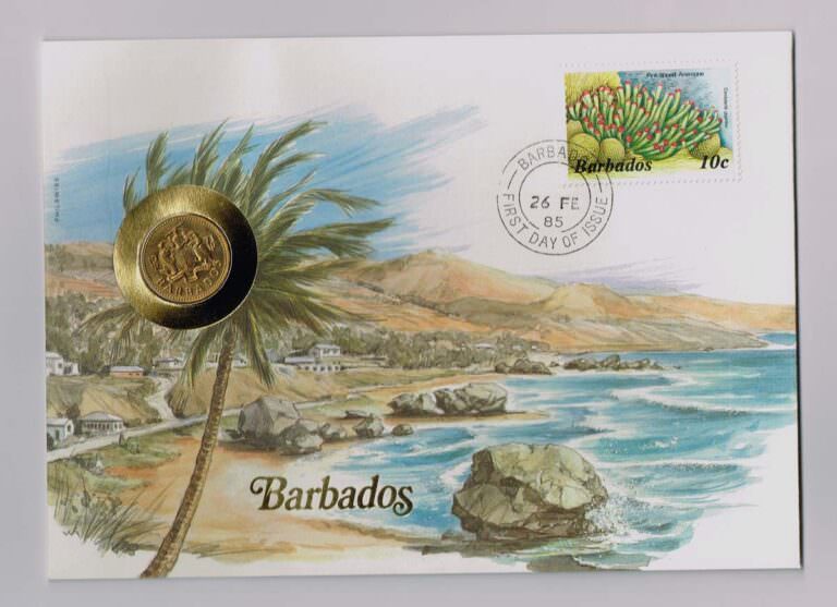 BARBADOS Numisbrief