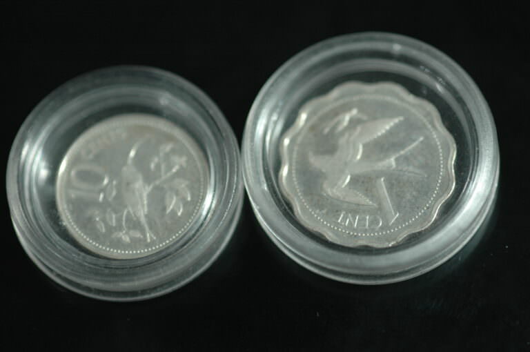 BELIZE 2 Coins 1 & 10 Cents 1975 *SATILDI - OUT OF STOCK
