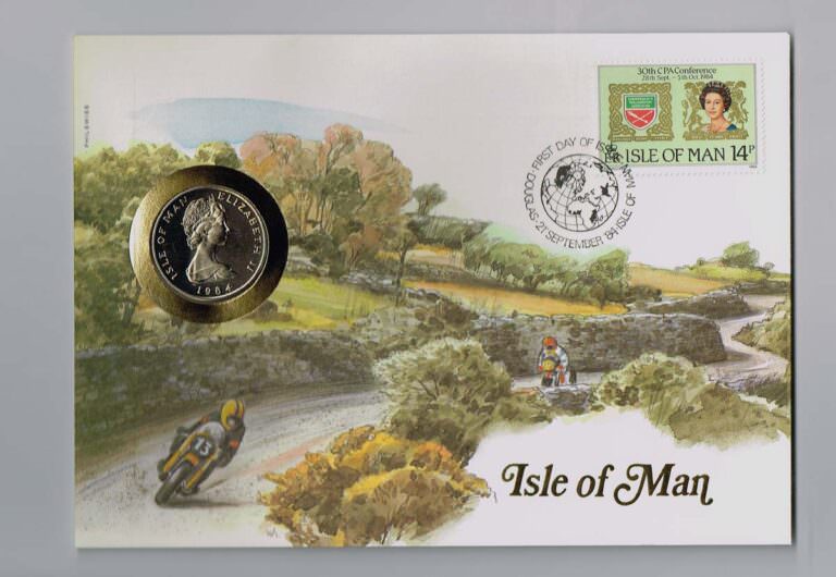 ISLE of MAN Numisbrief *SATILDI - OUT OF STOCK SATILDI - OUT OF STOCK SATILDI - OUT OF STOCK