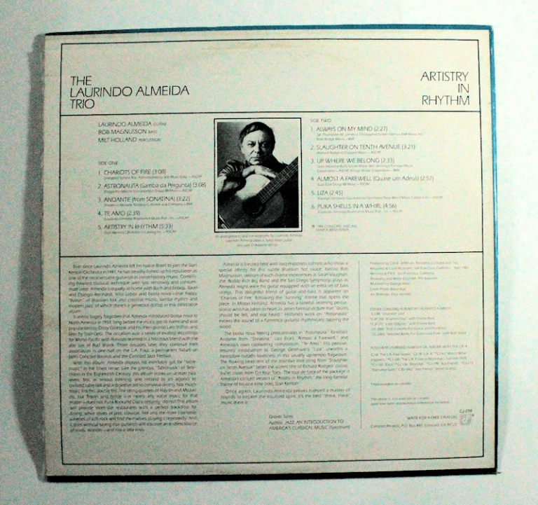 ROSS TOMPKINS and JOE VENUTI Concord Records Printed in U.S.A. Plak 7 / Kapak 7 *SATILDI - OUT OF STOCK - Görsel 2