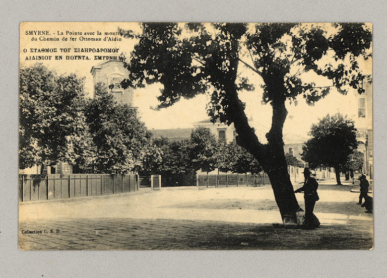 Aydın Tren istasyonu Osmanlı zamanı un-used Ottoman Postcard