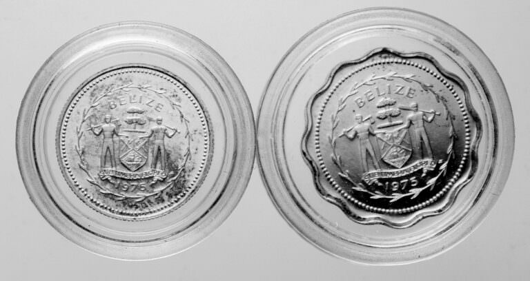 BELIZE 2 Coins 1 & 10 Cents 1975 *SATILDI - OUT OF STOCK - Görsel 2