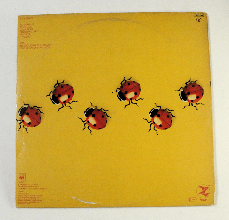 BOB JAMES Lucky Seven – CBS Records *Made in Holland Plak 7 / Kapak 7 - Görsel 3