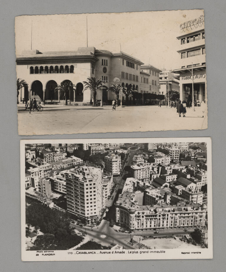 CASABLANCA Morocco FAS - 2 Postcards
