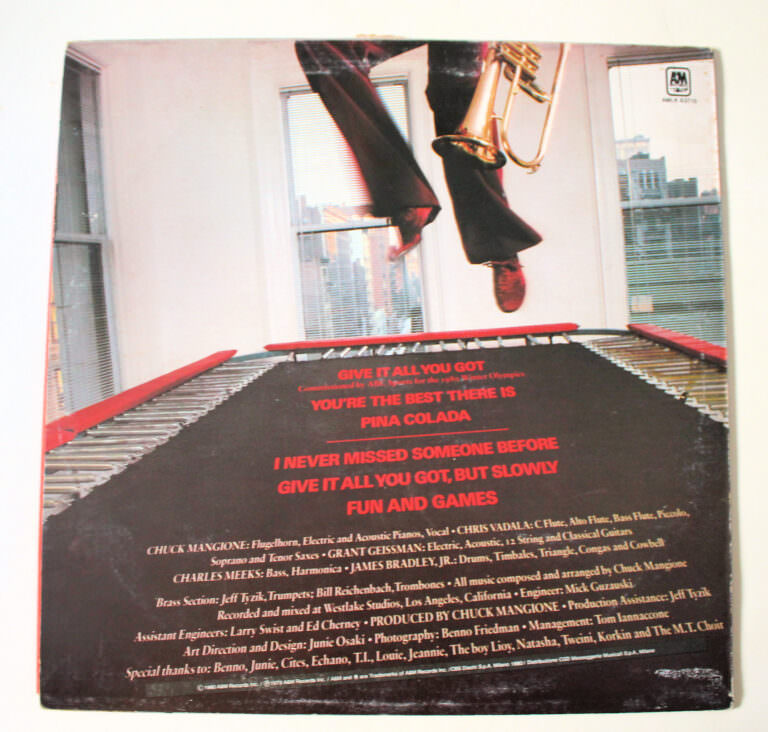 Chuck Mangıone Fun & Games Jazz 33lük. Lp Printed In Italy - Kondisyon 8/7 - Görsel 2