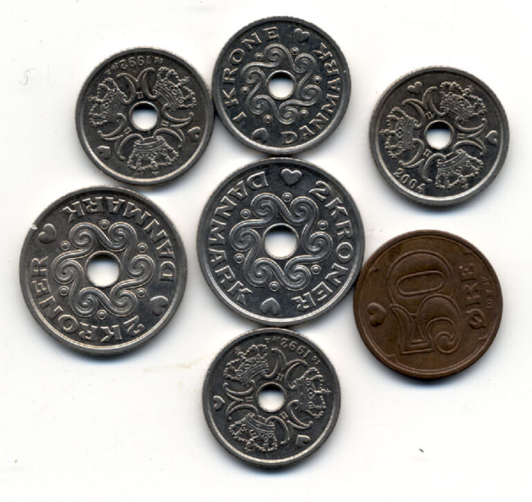 DENMARK Danimarka 7 Coins