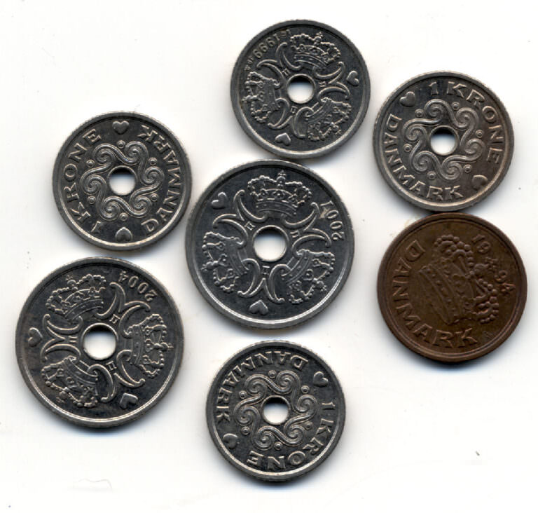 DENMARK Danimarka 7 Coins - Görsel 2