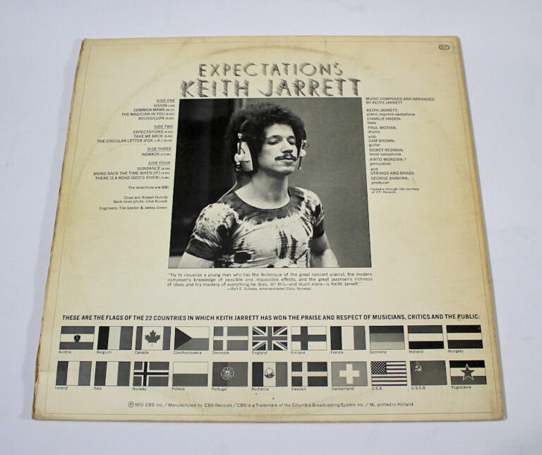 Keıth Jarrett Expectations Jazz Double 33lük Lp - Görsel 3