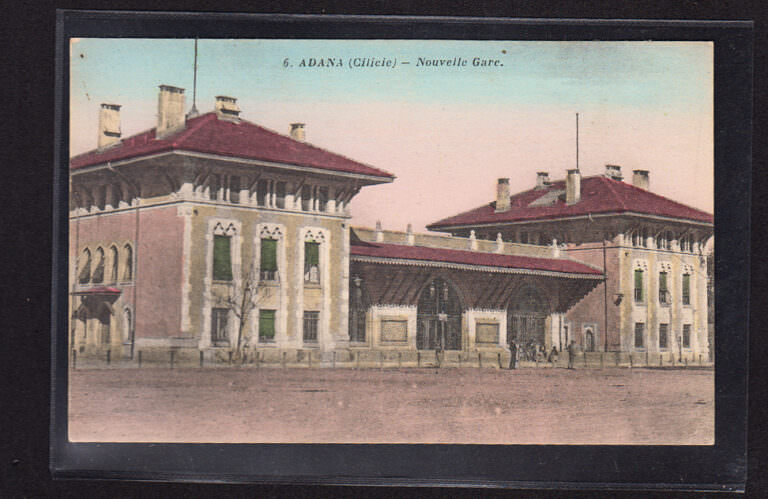 Adana tren istasyonu 1921 Osmanlı zamanı