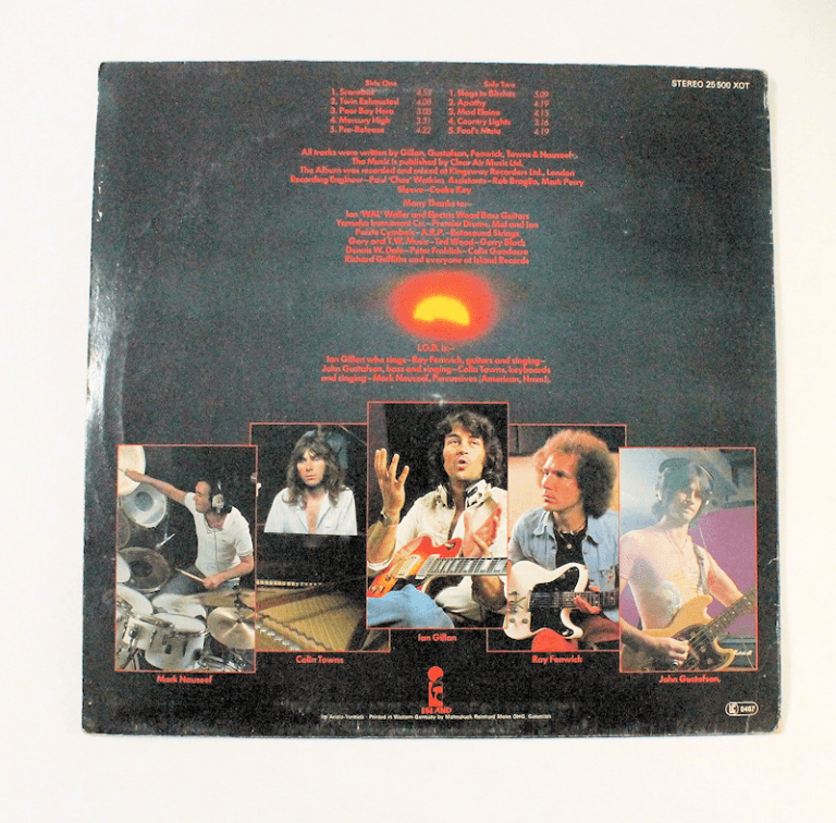 IAN GILLAN BAND Scarabus- ISLAND Records - Printed in Germany 7/7 - Görsel 2