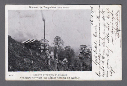 Zonguldak Gülik 1901 Osmanlı zamanı un-used Ottoman Postcard