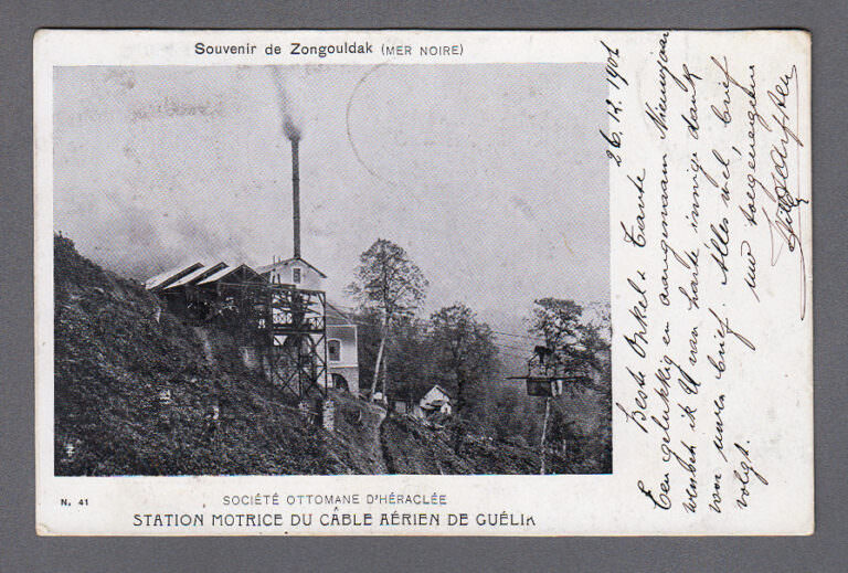 Zonguldak Gülik 1901 Osmanlı zamanı un-used Ottoman Postcard