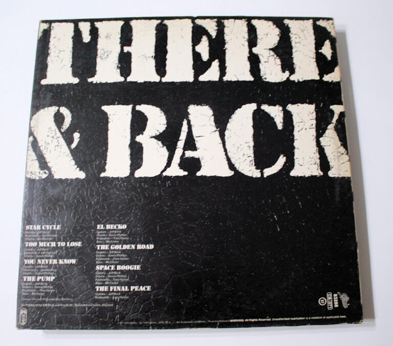 Jeff Beck Three & Back Jazz  Rrock *Made In Holland - Görsel 2
