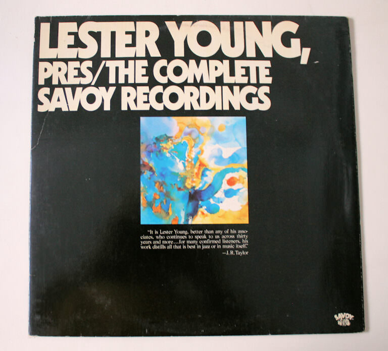 Lester Young Double Albüm Jazz Lp Printed In Germany - Kondisyon 7/7