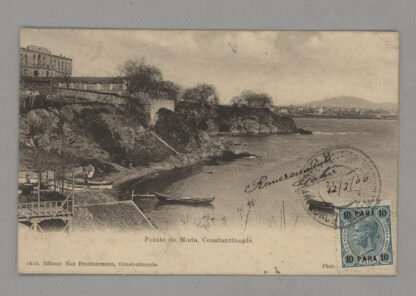 Kadiköy Moda Mühürdar Postcard TURKEY 1900`s Editor Max Fruchtermann
