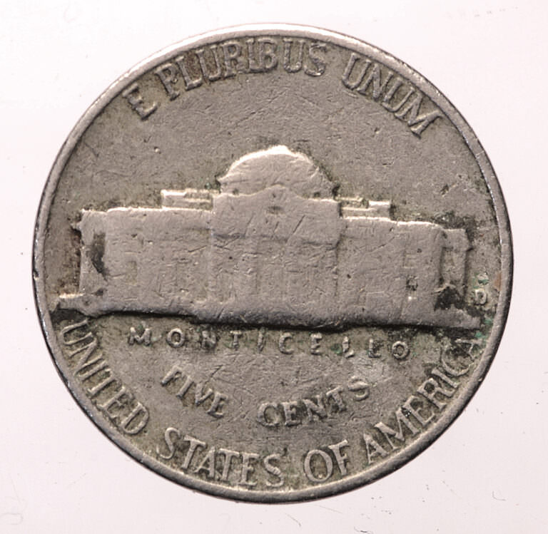 U.S.A. 5 Cents 1962 Monticello *Silver - Görsel 2