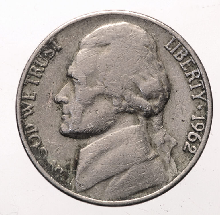 U.S.A. 5 Cents 1962 Monticello *Silver