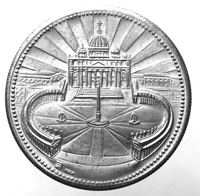 VATIKAN Papa Johannes XXII Pont. Max Medal Madalya *SATILDI - OUT OF STOCK S