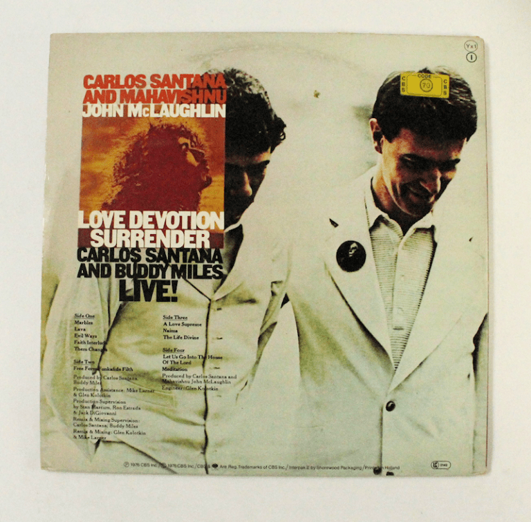 SANTANA & BUDDY MILES JOHN Mc LAUGHLIN - Double Album Printed in Holland Plak 8 / Kapak 8 *SATILDI - OUT OF STOCK - Görsel 2