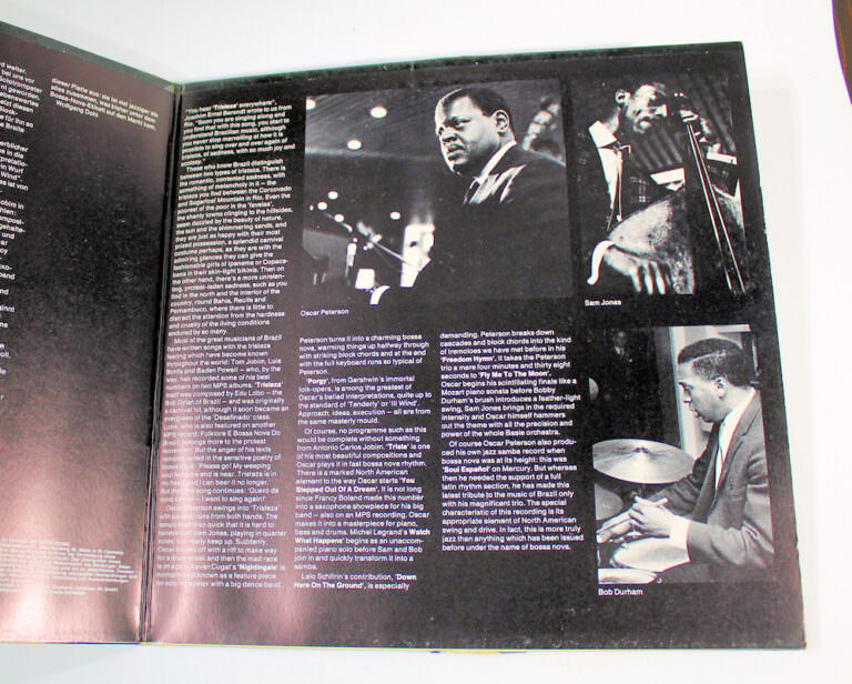 Oscar Peterson Trıo Tristeza 33lük Lp Dönem Baskısı Jazz 8/8 *SATILDI - OUT OF STOCK - Görsel 2