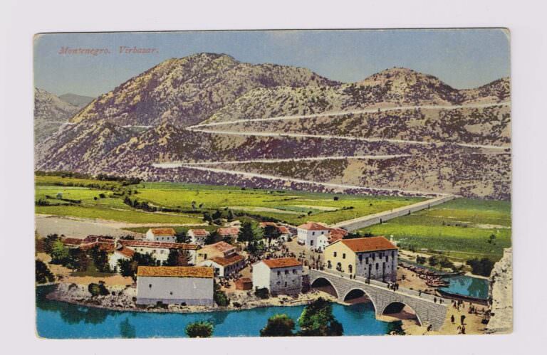 Virpazar Karadağ MONTENEGRO un-used postcard