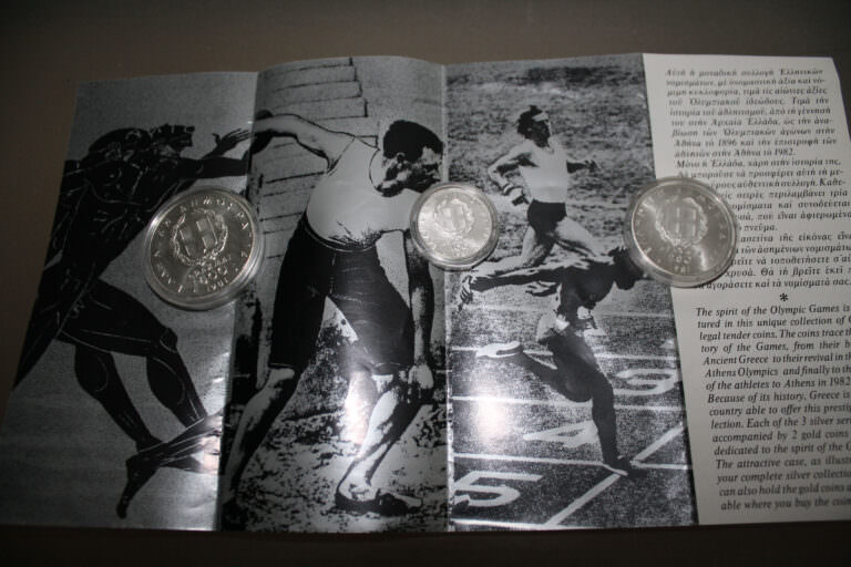 GREECE 1981 Yunanistan Olympic Games 3 Coins Set Silver *Sertifikalı SATILDI - OUT OF STOCK