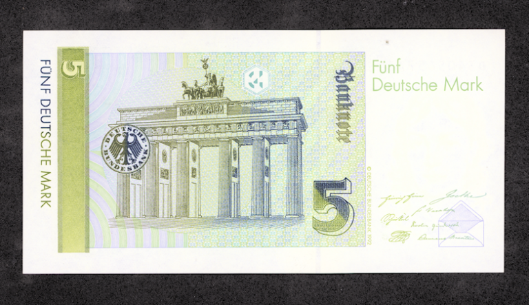 Almanya Deutschland 5 Mark 1992 (1991) Pick#37 UNC - Görsel 2