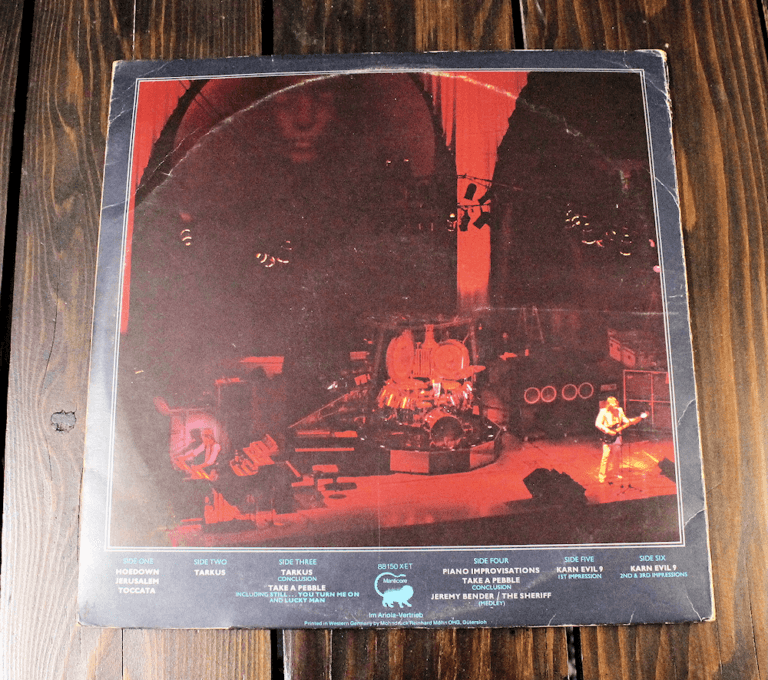 Emerson Lake & Palmer ELP - Printed in Germany (Plak 7, Kapak8) *3 LPs - Görsel 5