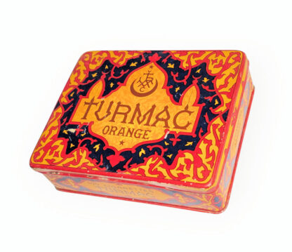 TURMAC Turkish Tabak 100 Cigaretten Metallblech Tin *Orange
