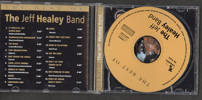 JEFF HEALEY BAND The Best of - Blues CD - Görsel 2