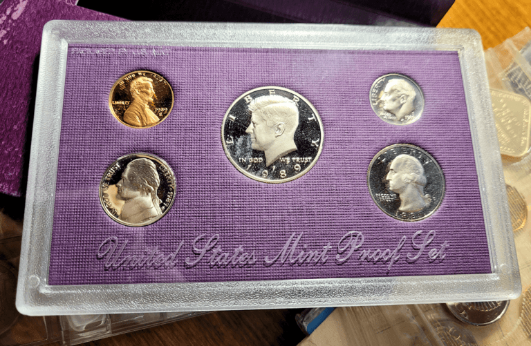 U.S.A. Mint Proof Coin Set 1989 *Kennedy SATILDI - OUT OF STOCK
