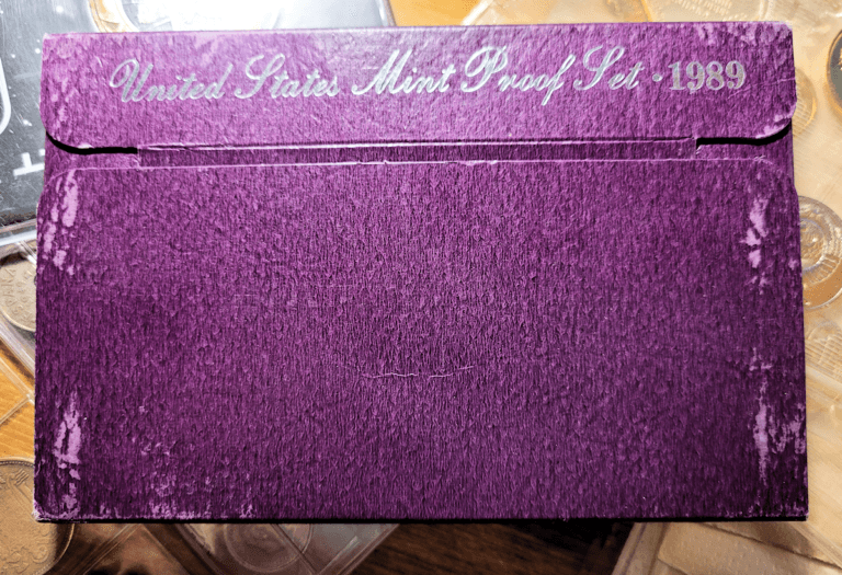 U.S.A. Mint Proof Coin Set 1989 *Kennedy SATILDI - OUT OF STOCK - Görsel 3