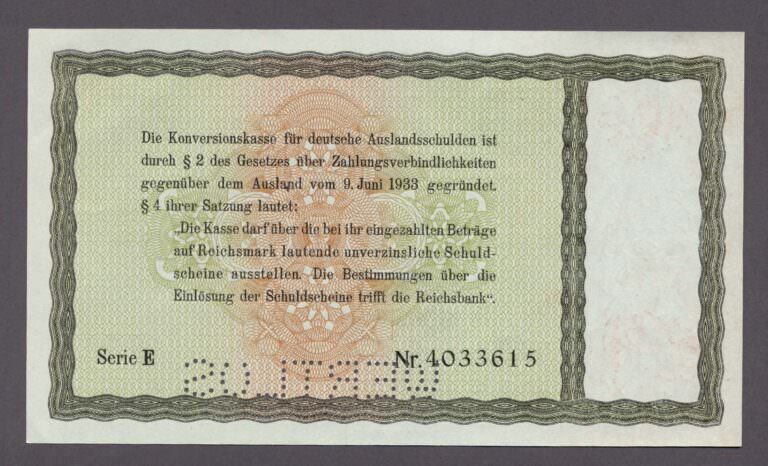 DEUTSCHLAND 5 Reichsmark 1933 *WERTLOS Specimen UNC - Görsel 2